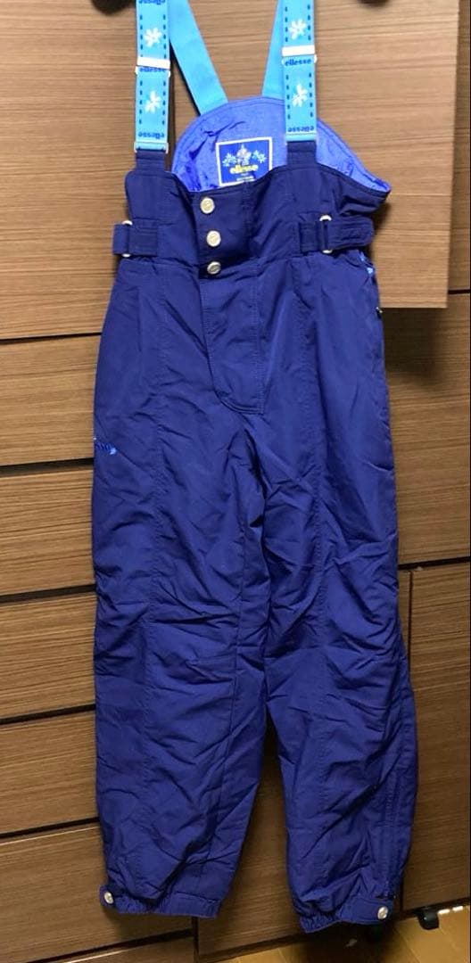 レディース　エレッセ　青白花柄スキーウェア 上下