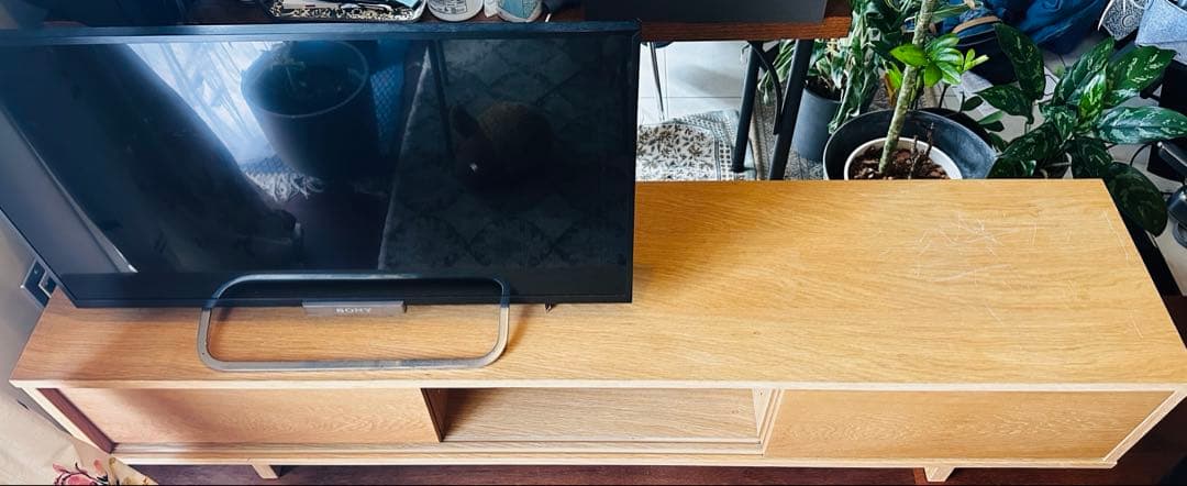 無印良品　ナチュラルウッド テレビ台 引き出し付き