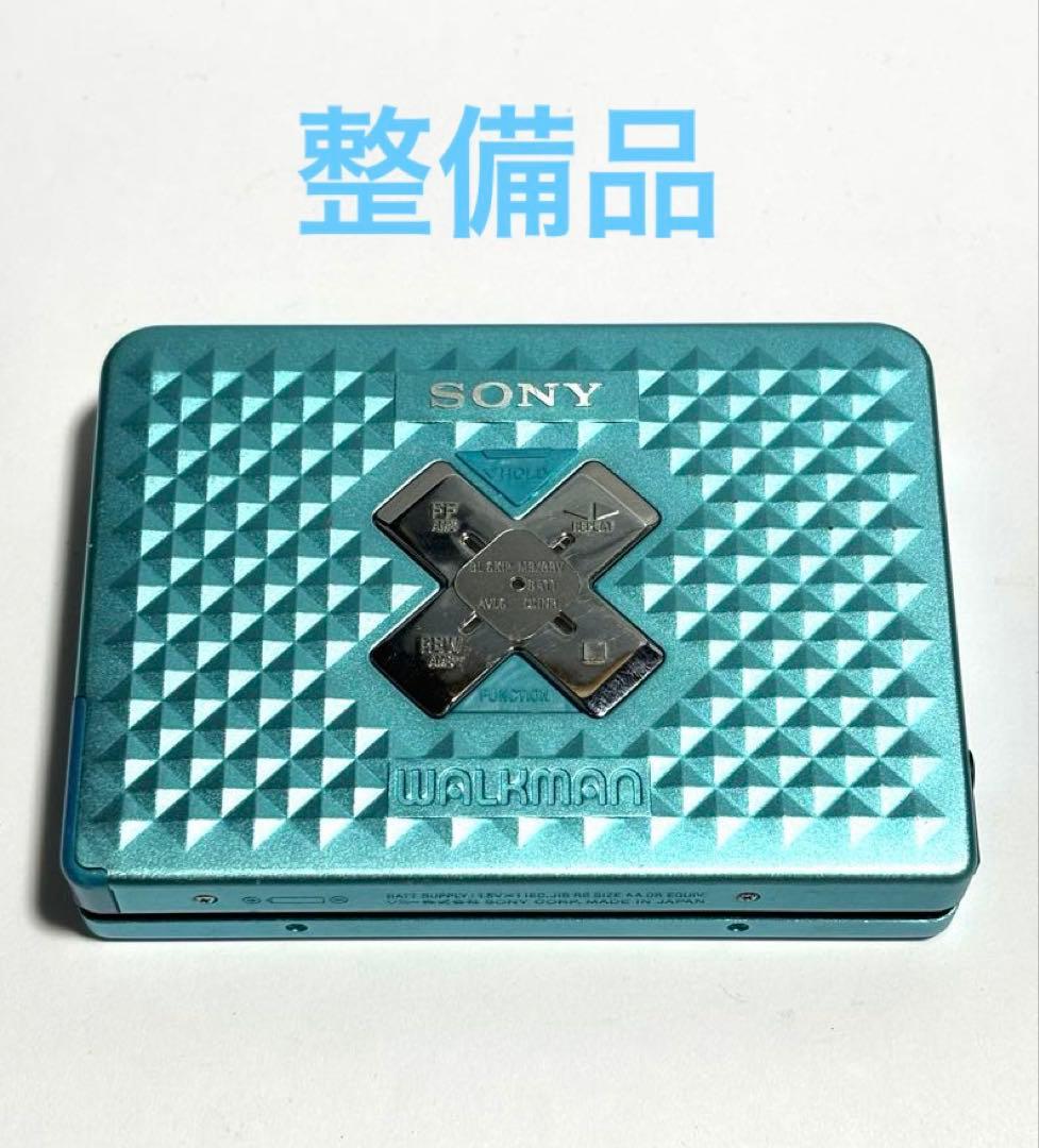 SONY カセットウォークマン WM-EX655 整備品 本体のみ ブルー