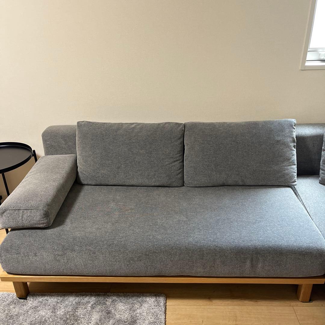 sieve ソファrect unit sofa ワイドタイプ　グレー