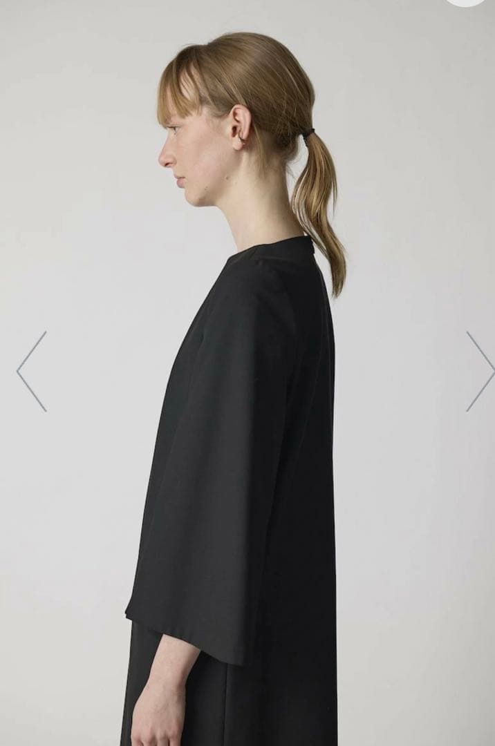 CINOH 黒 長袖 ミニワンピース サイズ38