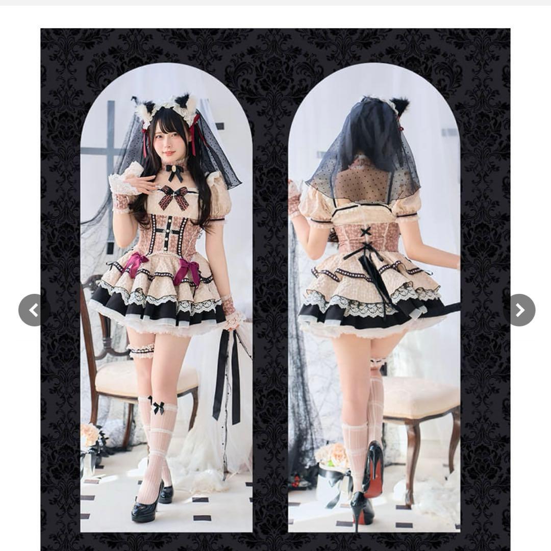 malymoon アンティークレースブライドキャット コスプレ