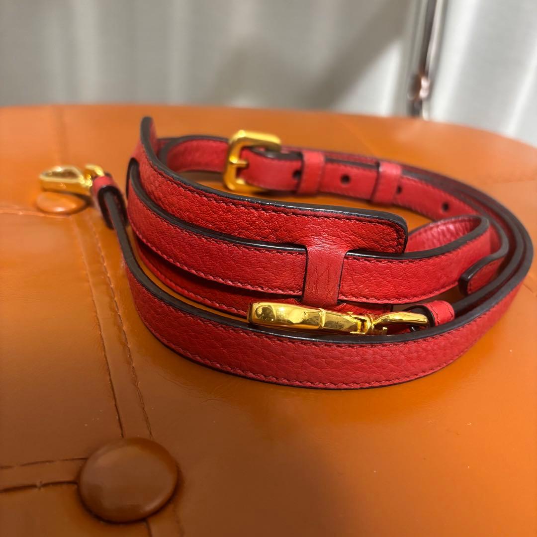 【美品】PRADAヴィッテロダイノレザーバッグ 3wayレッド2122TOKYO