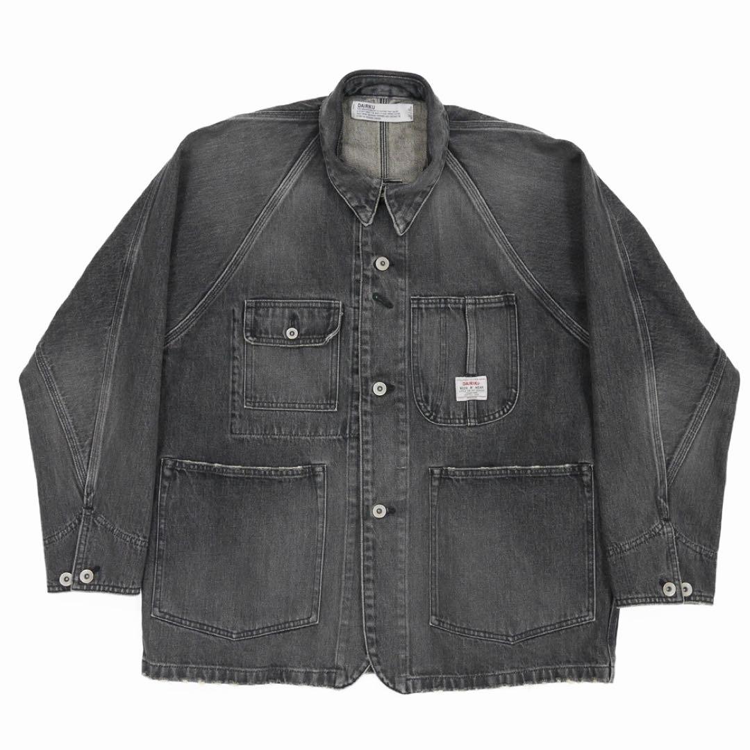DAIRIKU 22SS Denim Cover All Mサイズ ブラック