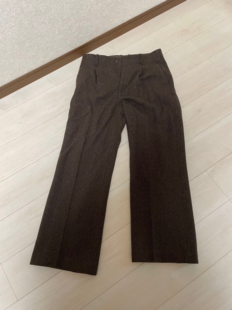 Alpaca Tweed Slacks Mサイズ