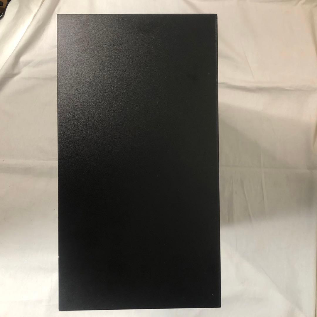 送料込★良品★スタジオラック 4U 前面プレート ラックケース 木製 ブラック