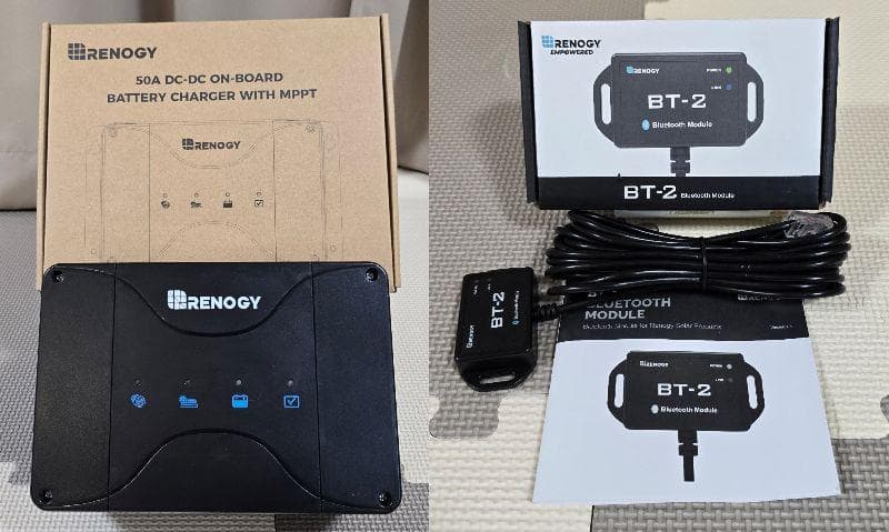 最新版 RENOGY レノジー走行充電器 G6 12V50A BT2モジュール