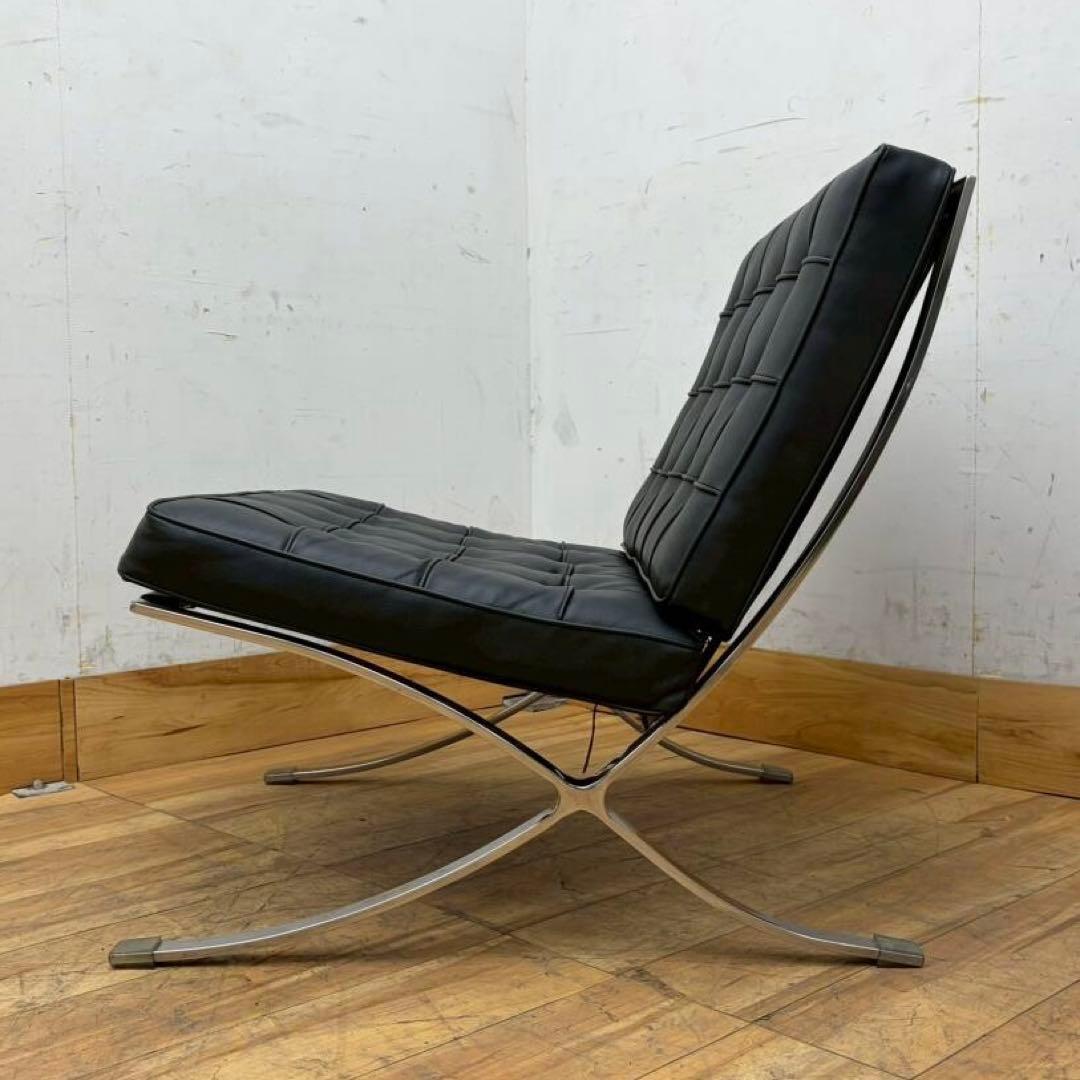 美品Barcelona Chairバルセロナチェア　リプロダクト品1人掛けソファ