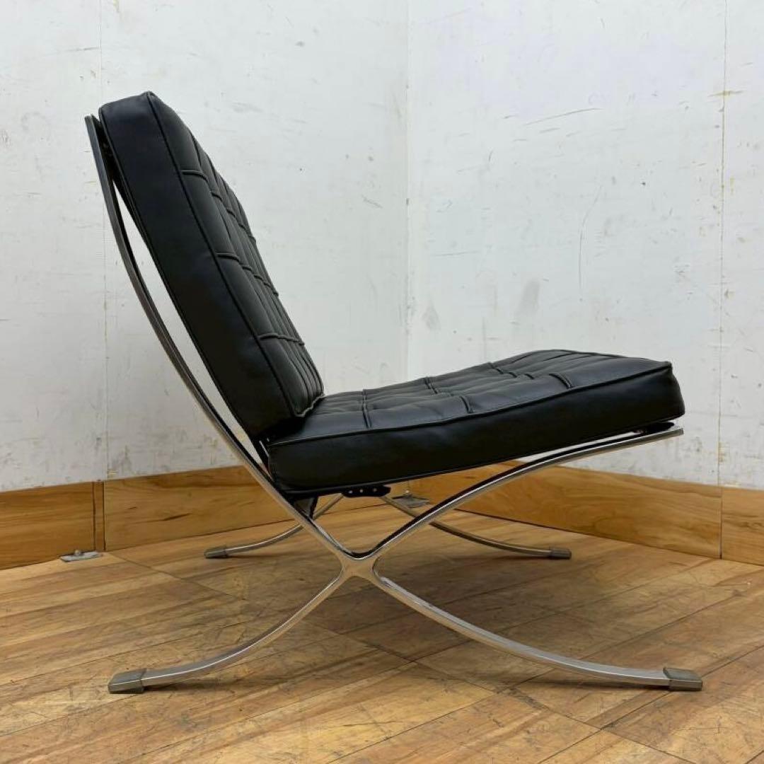 美品Barcelona Chairバルセロナチェア　リプロダクト品1人掛けソファ