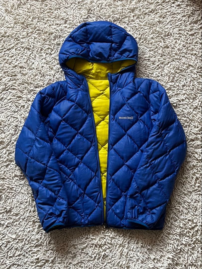 廃盤！　 モンベル mont-bell リバーシブル ダウンジャケット