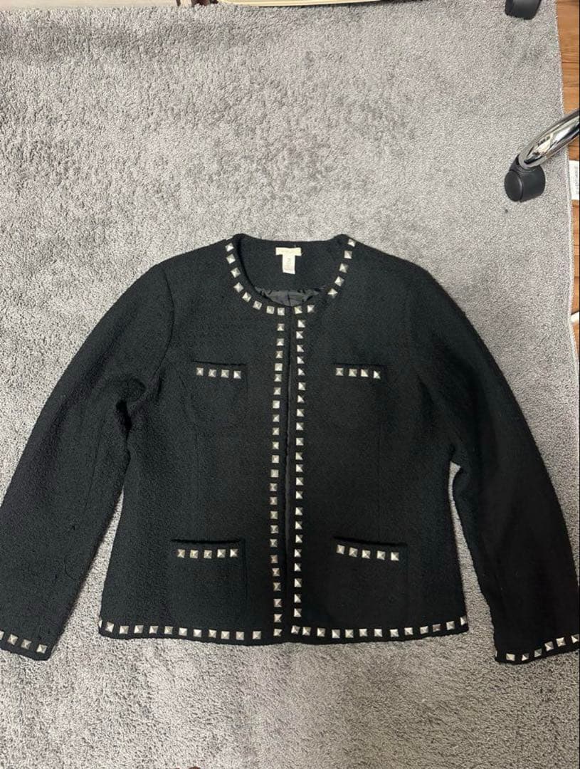 ツイード、スタッズジャケット短丈 OUR LEGACY