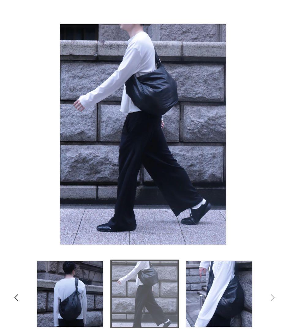 s*o様 ユニークな形状 ブラックショルダーバッグ オピウム系 ナード系