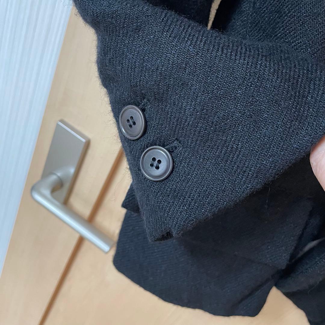 Gauze# WOOL LINEN CLASSICAL JACKET ブラック
