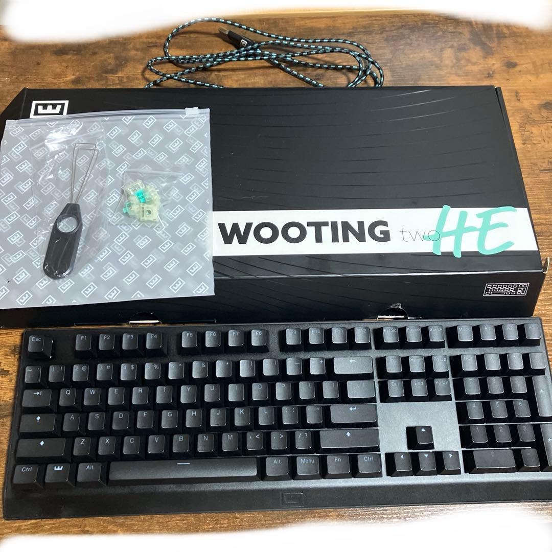 Wooting two HE ラピッドトリガーキーボード