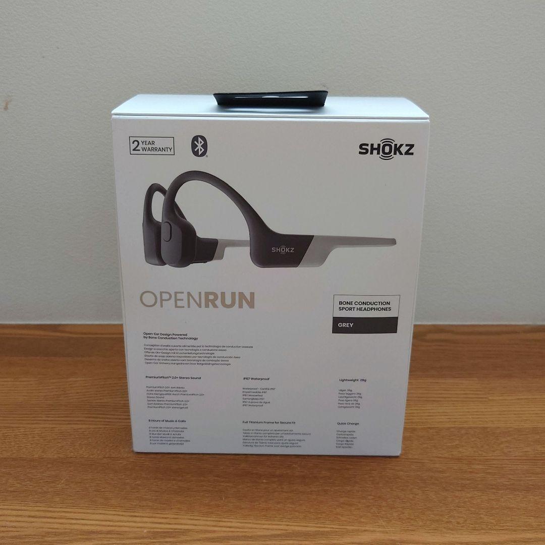 【美品】Shokz OPENRUN ルナグレー ☆おまけ付き