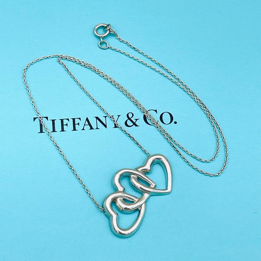 【正規品】ティファニー パロマピカソ トリプルオープンハート ネックレス 925