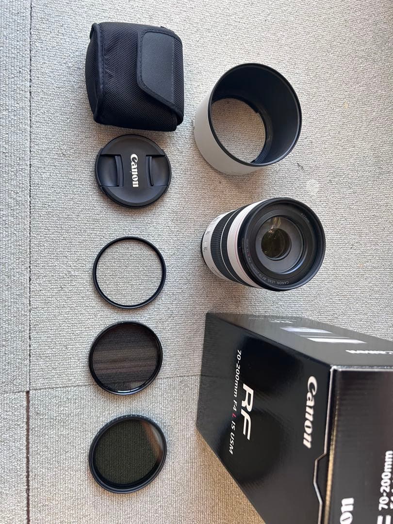 Canon RF70-200mm F4 L IS USM＋フィルター4種