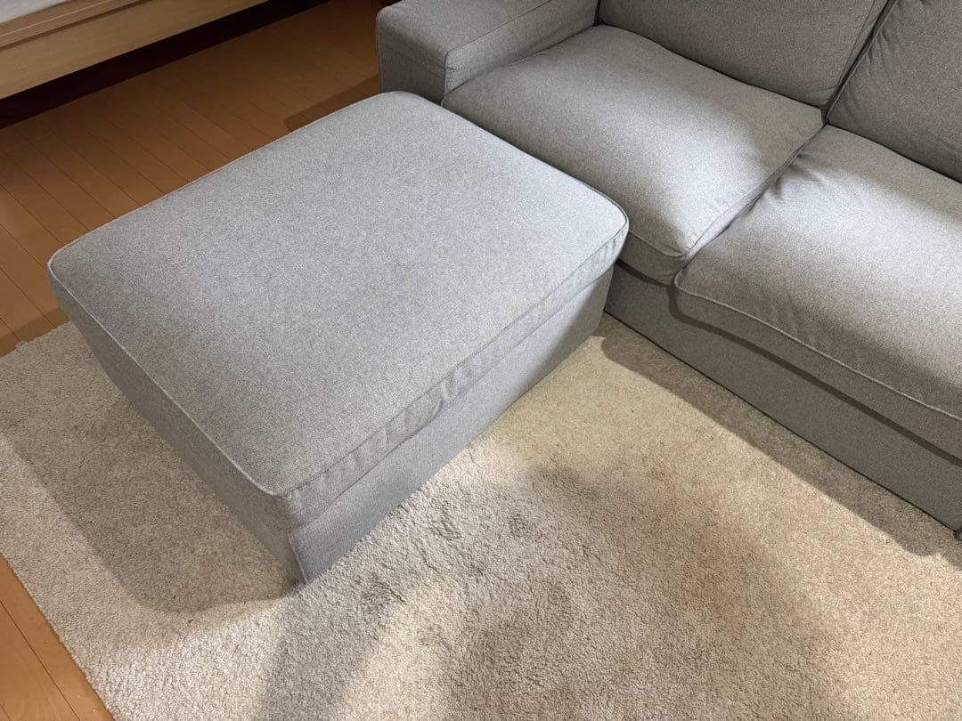 【直接お渡し限定】 IKEA KIVIK シーヴィク オットマン グレー