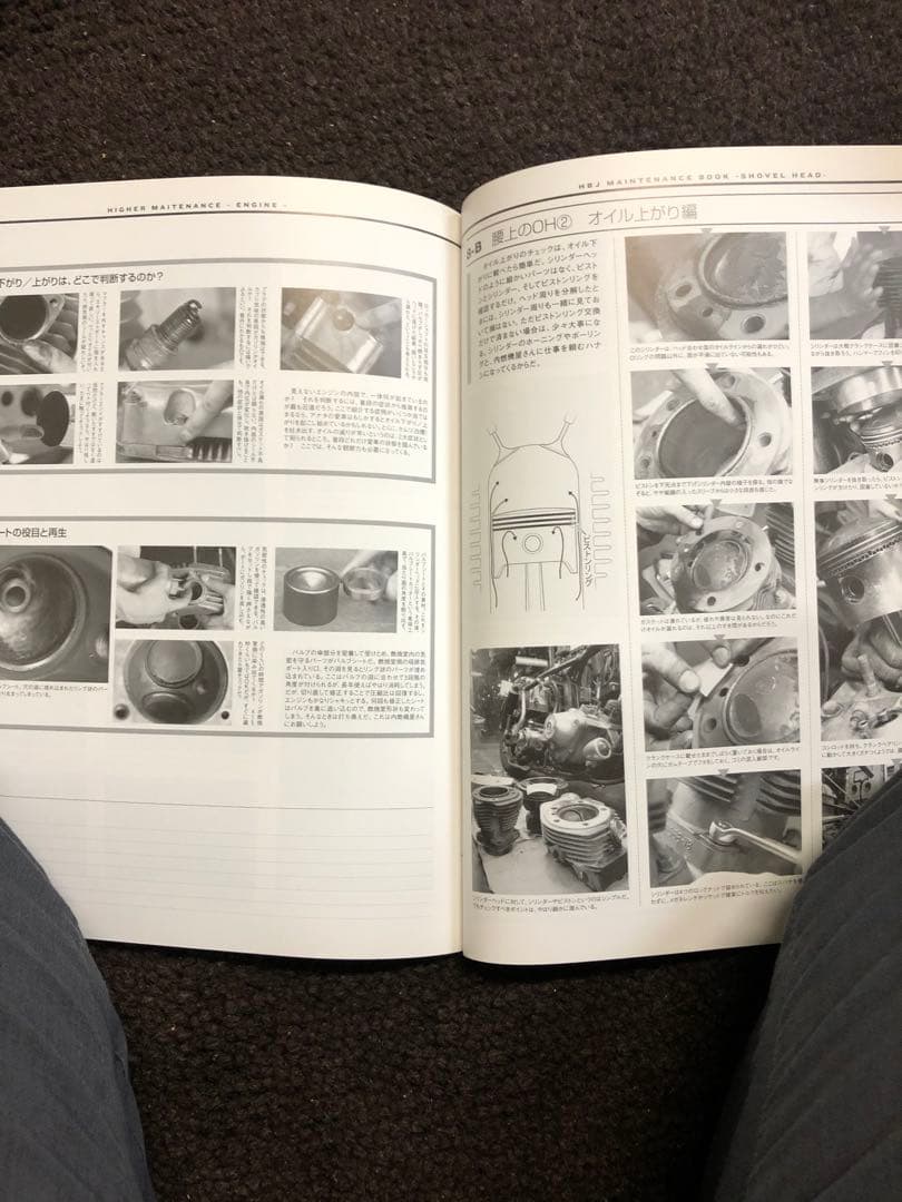 ショベルヘッドメンテナンスブック　ハーレーダビッドソン　チョッパー　ボバー