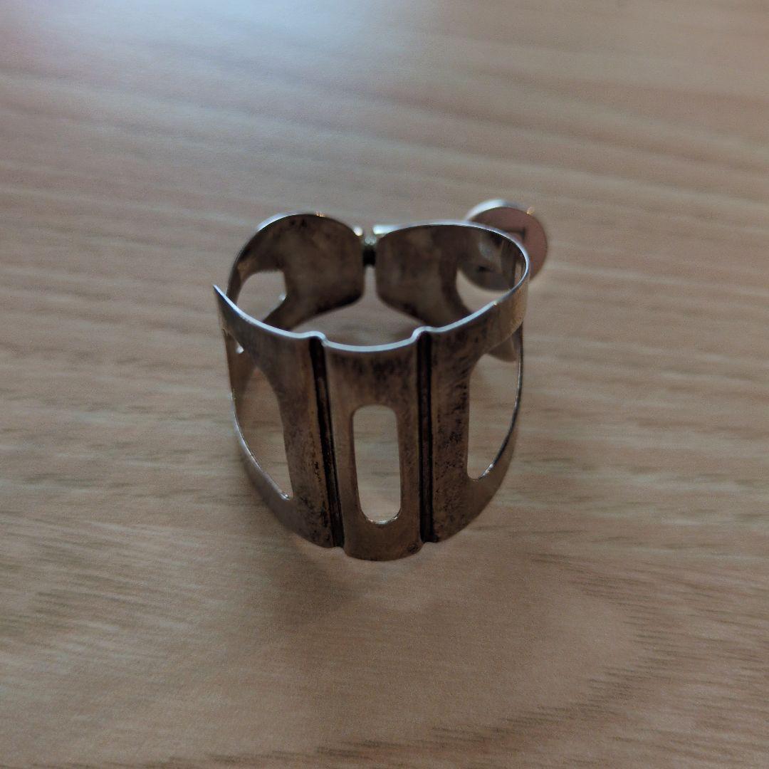 BG バリトンサックス リガチャー シルバープレート キャップ付き