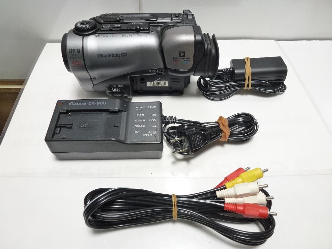 希少　動作品　Canon Hi8 8mm ビデオカメラ movie boy E2