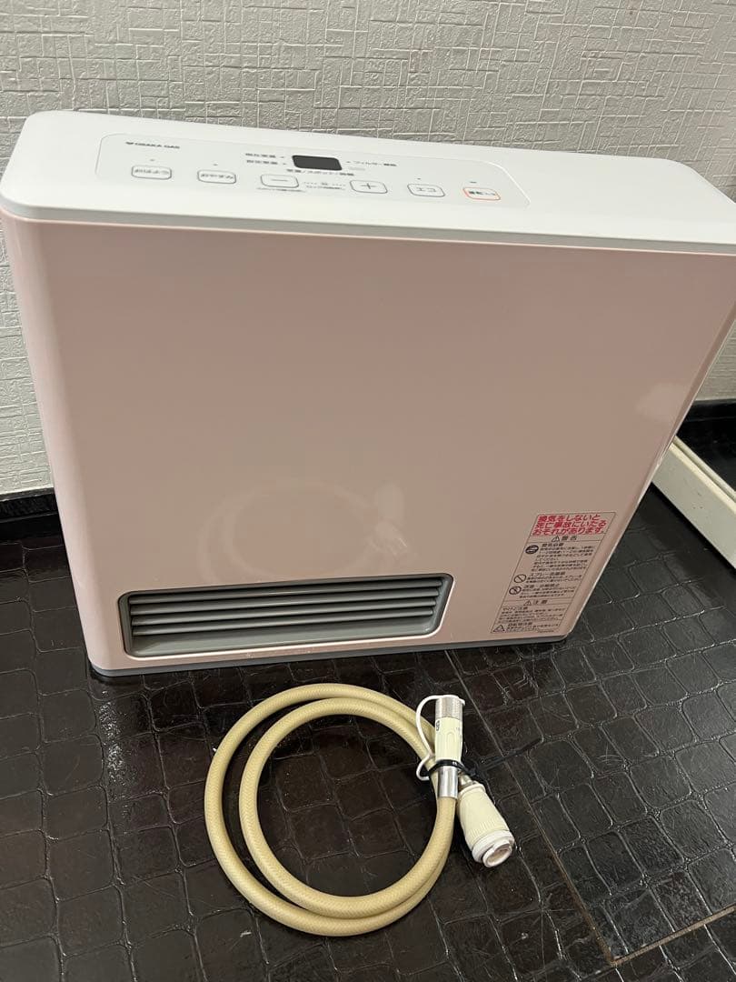 极美品送料込‼️ 2020年製‼️ ノーリツ ガスファンヒーター/ピンク/希少カラー