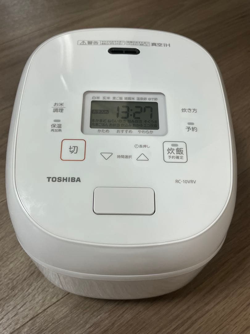 TOSHIBA RC-10VRV IH炊飯器 匠炊き 5.5合 2023年製