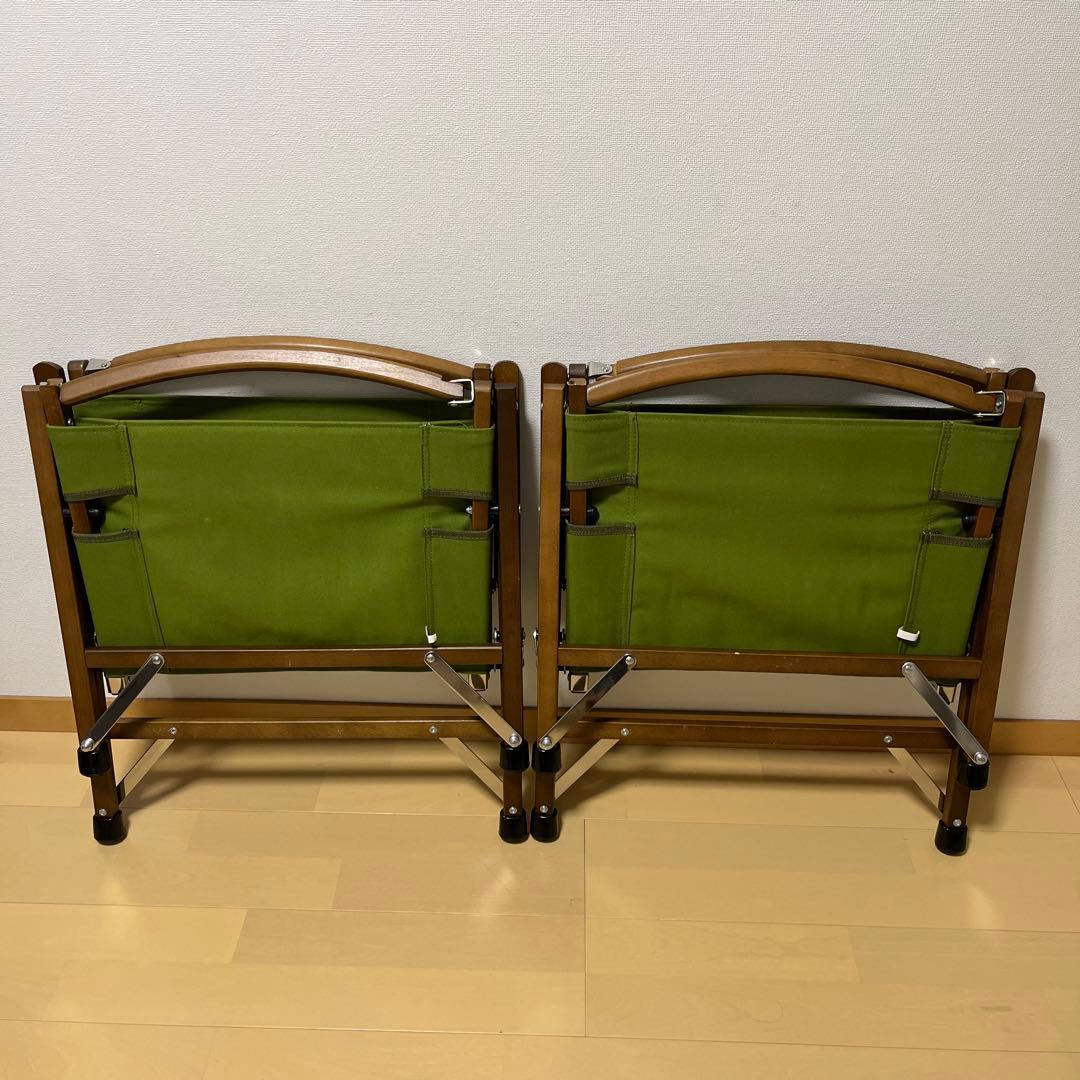 ハイランダー　ウッドフレームチェア　2点セット