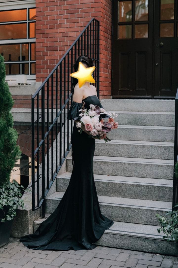 【レイナ】ドレスプロダクション　オフショルダー　ソフトマーメイドドレス