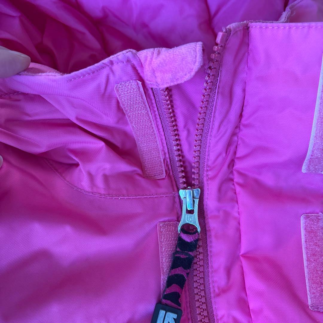 BURTON 子ども用 ピンク ドット柄 スノーウェア