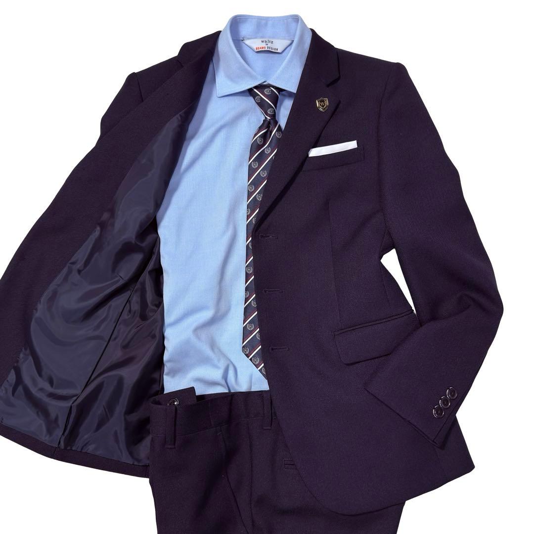 ⭐️未使用級⭐️ビームス　160 男の子フォーマルスーツ　紺　5点セット