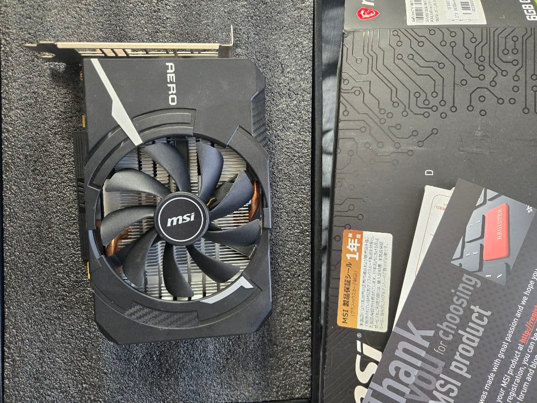 MSI AERO GTX 1660 Ti 6GB グラフィックボード