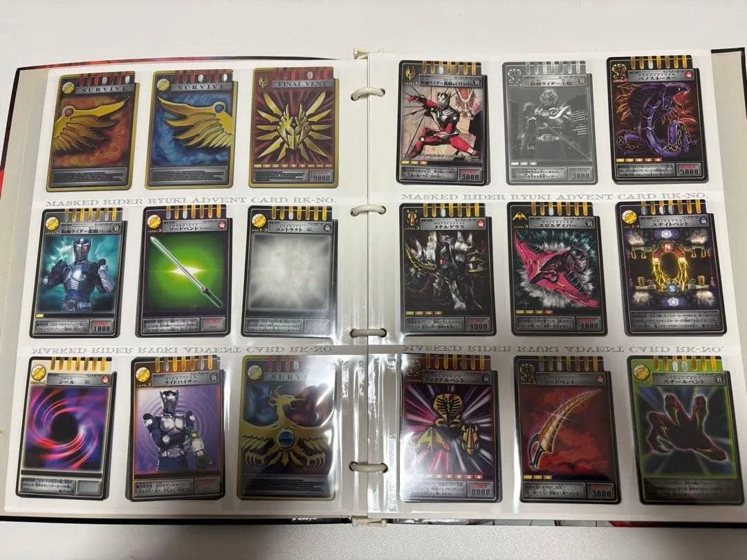 仮面ライダー龍騎 コンプリート カード ファイル アドベントカード