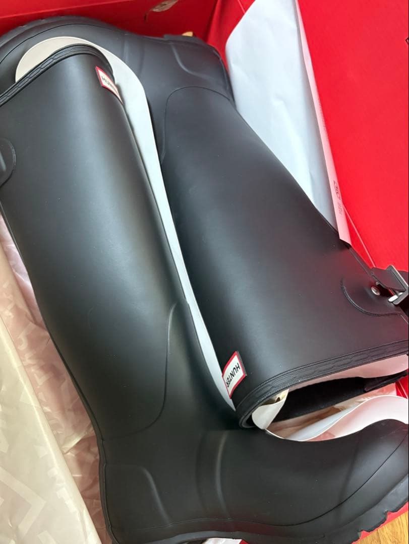 月曜まで値下げ【HUNTER ハンター】レインブーツ ロングブーツ 長靴