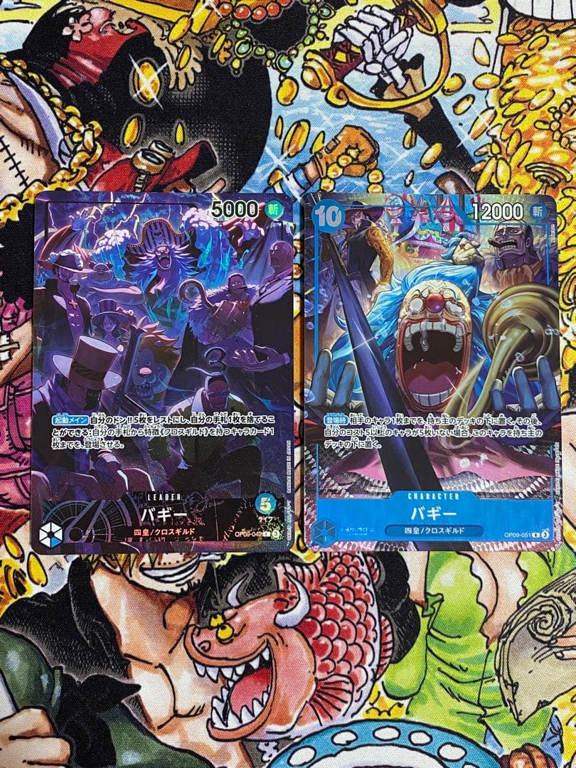 バギー　2nd anniversary set ワンピースカード　2枚