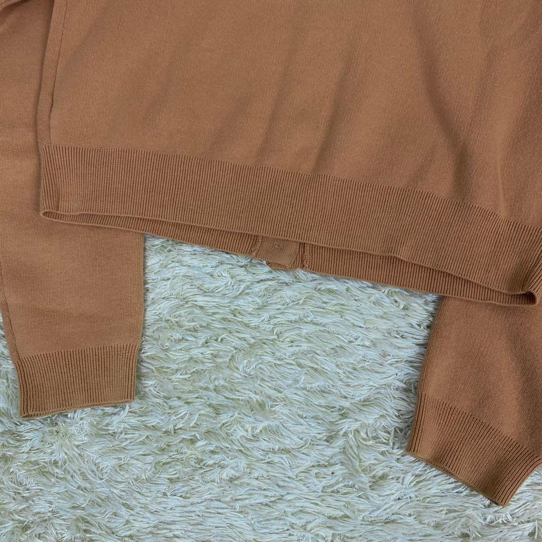 CABaN コットンカシミヤクルーネックカーディガン