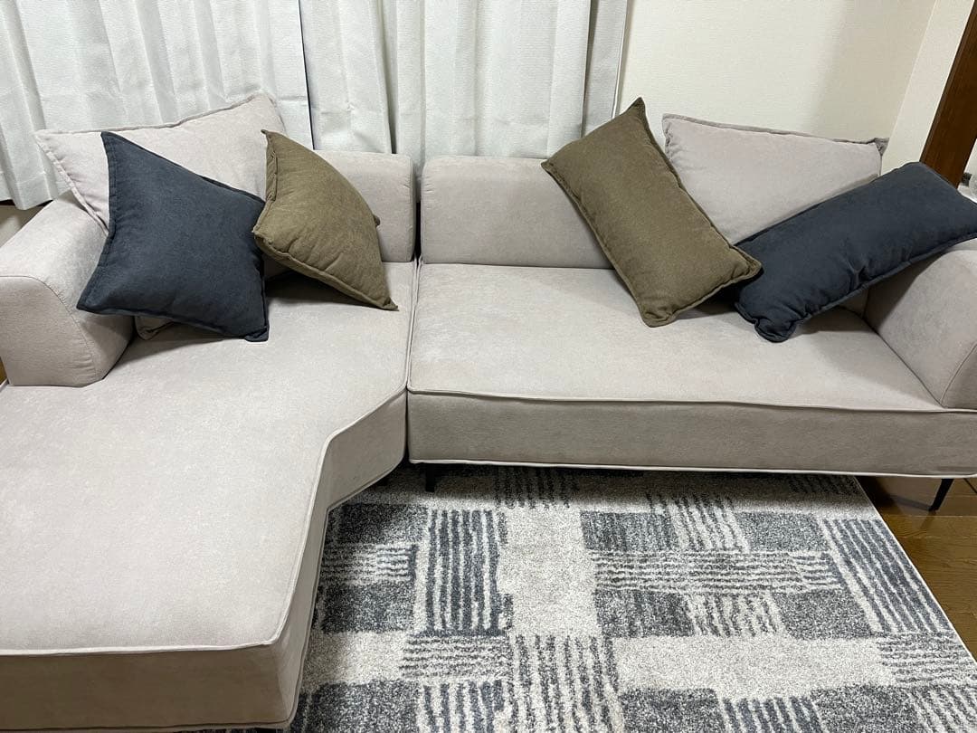 【takkk24】【未使用品】カウチソファ 関家具 コモル