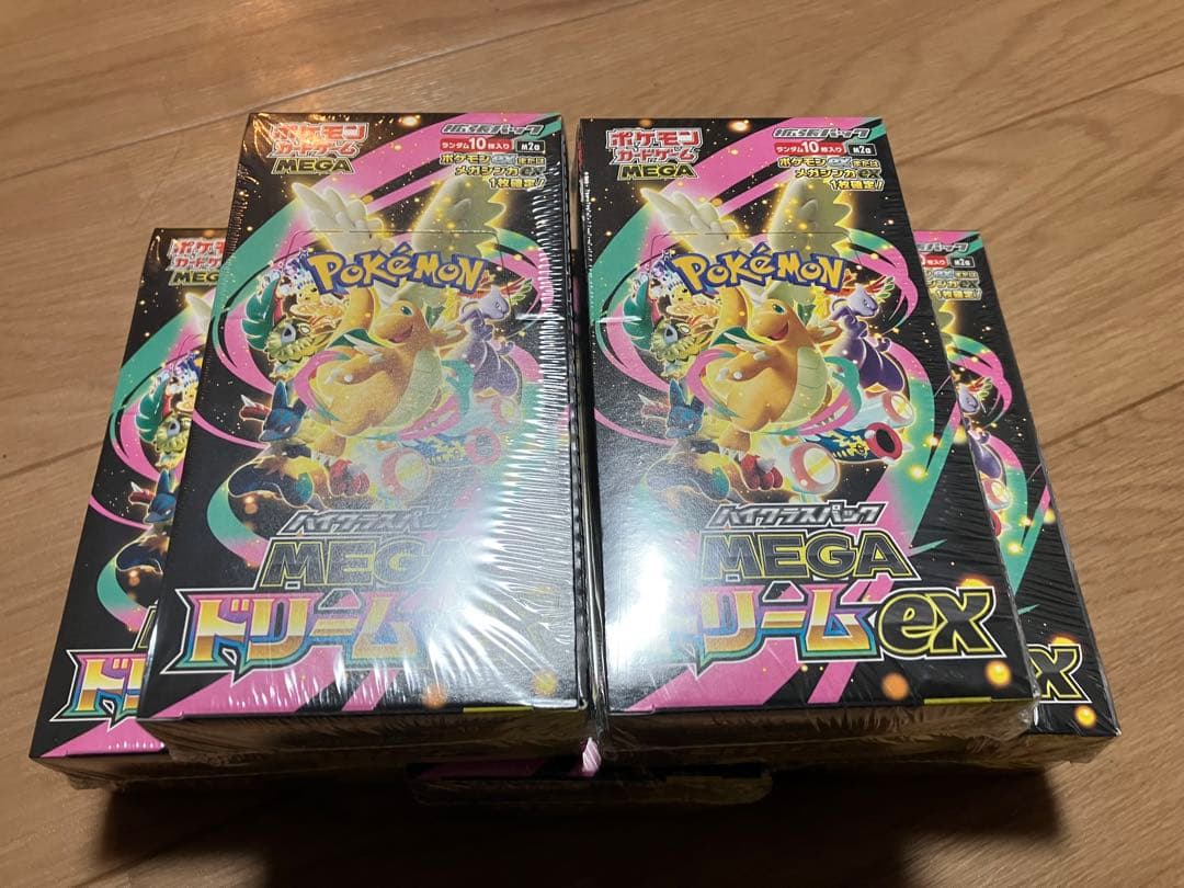 【未開封シュリンク付】ポケモンカードゲーム　MEGAドリームex 5BOX