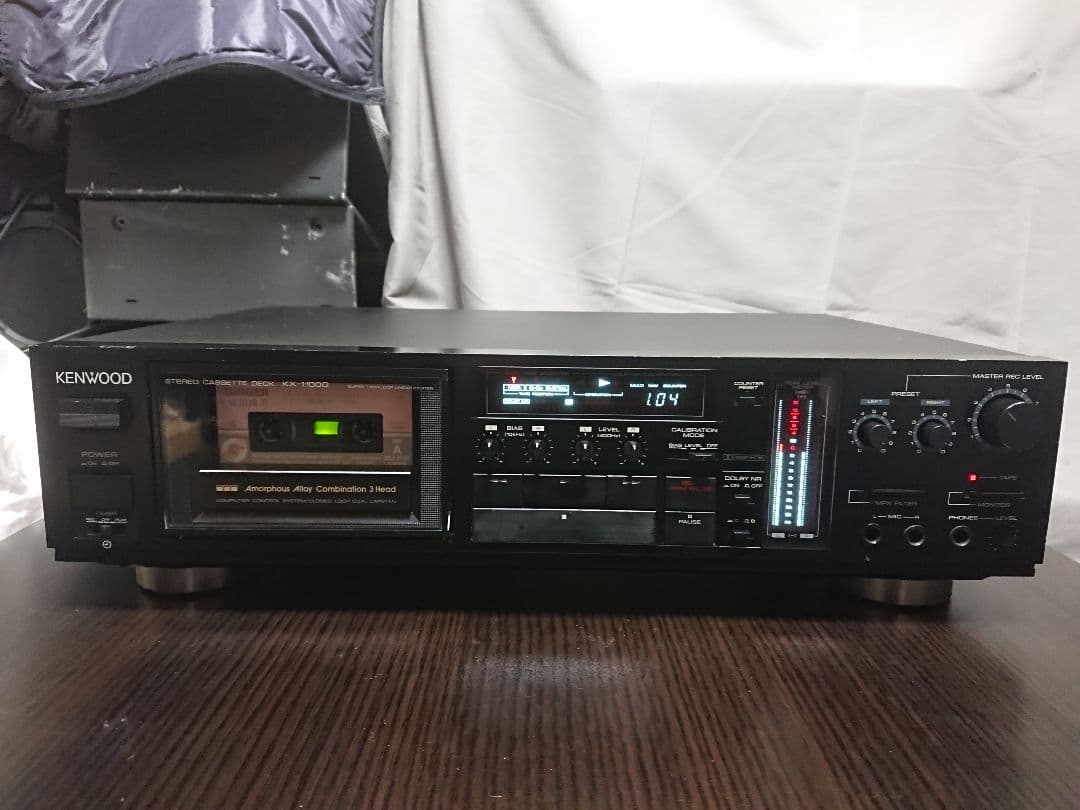 メンテナンス整備済KENWOOD製ステレオカセットデッキ KX-1100G