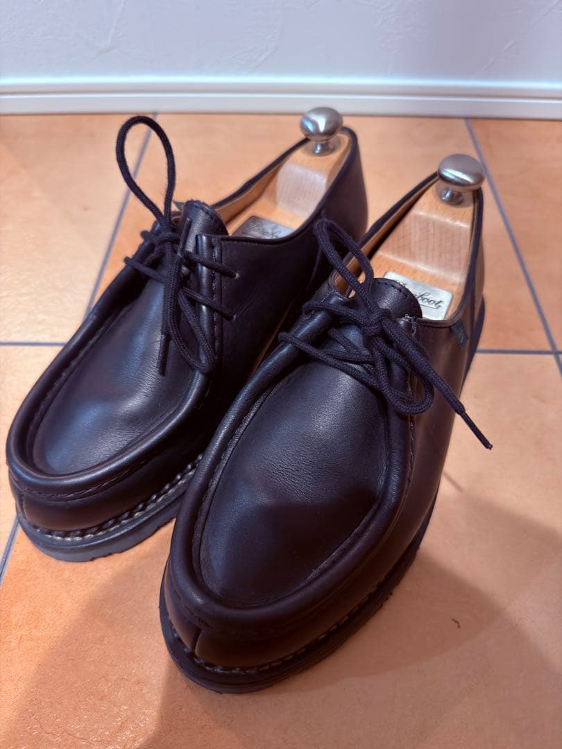 パラブーツ　ミカエル　ブラック　40.5 シューツリー付　※箱は別のものです！