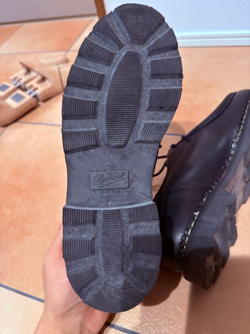 パラブーツ　ミカエル　ブラック　40.5 シューツリー付　※箱は別のものです！