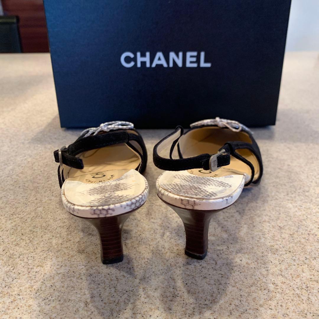 24kcat　CHANELスリングバック　ココマーク入り