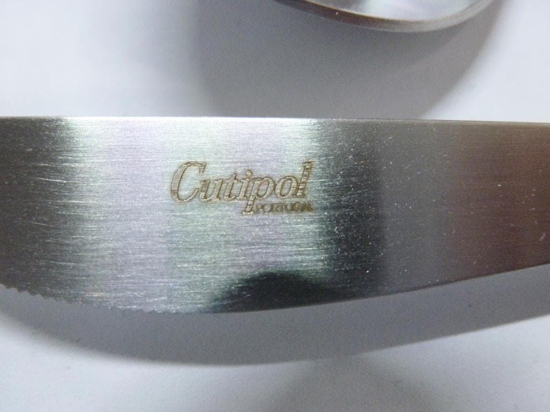 Cutipol クチポール GOA シルバー×ブラック ディナー 6本セット