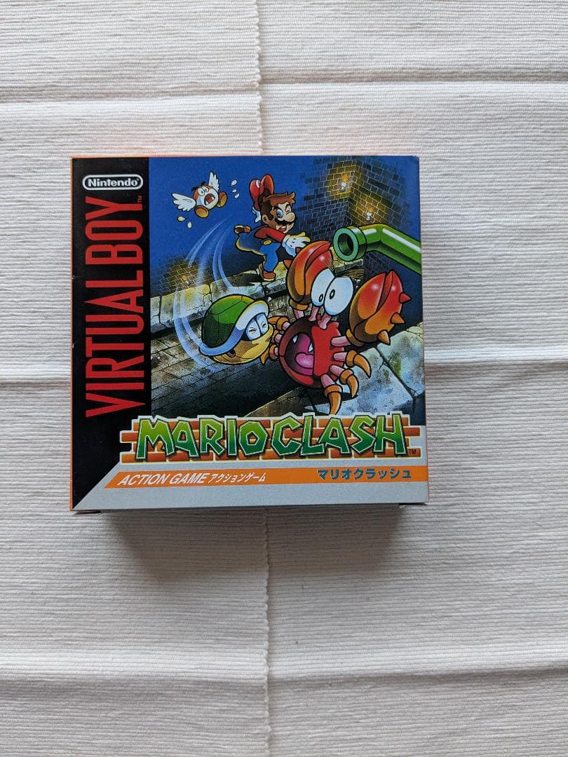 未使用品　マリオクラッシュ　バーチャルボーイソフト