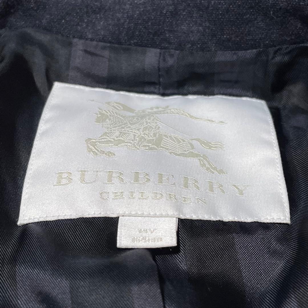 【花】バーバリーチルドレン フォーマル スカート チェック プリーツ