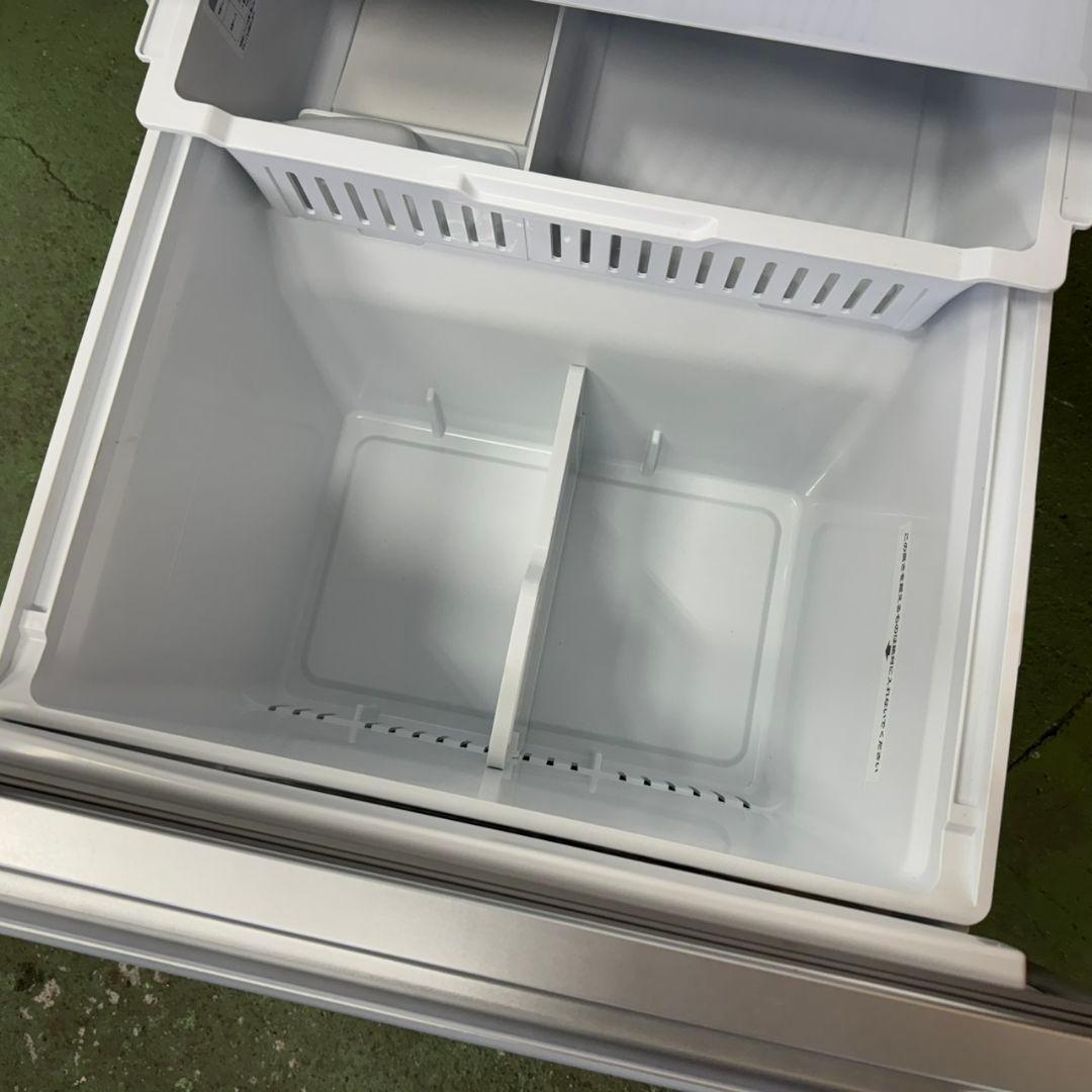 329 関東配送　大型冷蔵庫　右開き　自動製氷機付　極美品　400L弱　鏡面