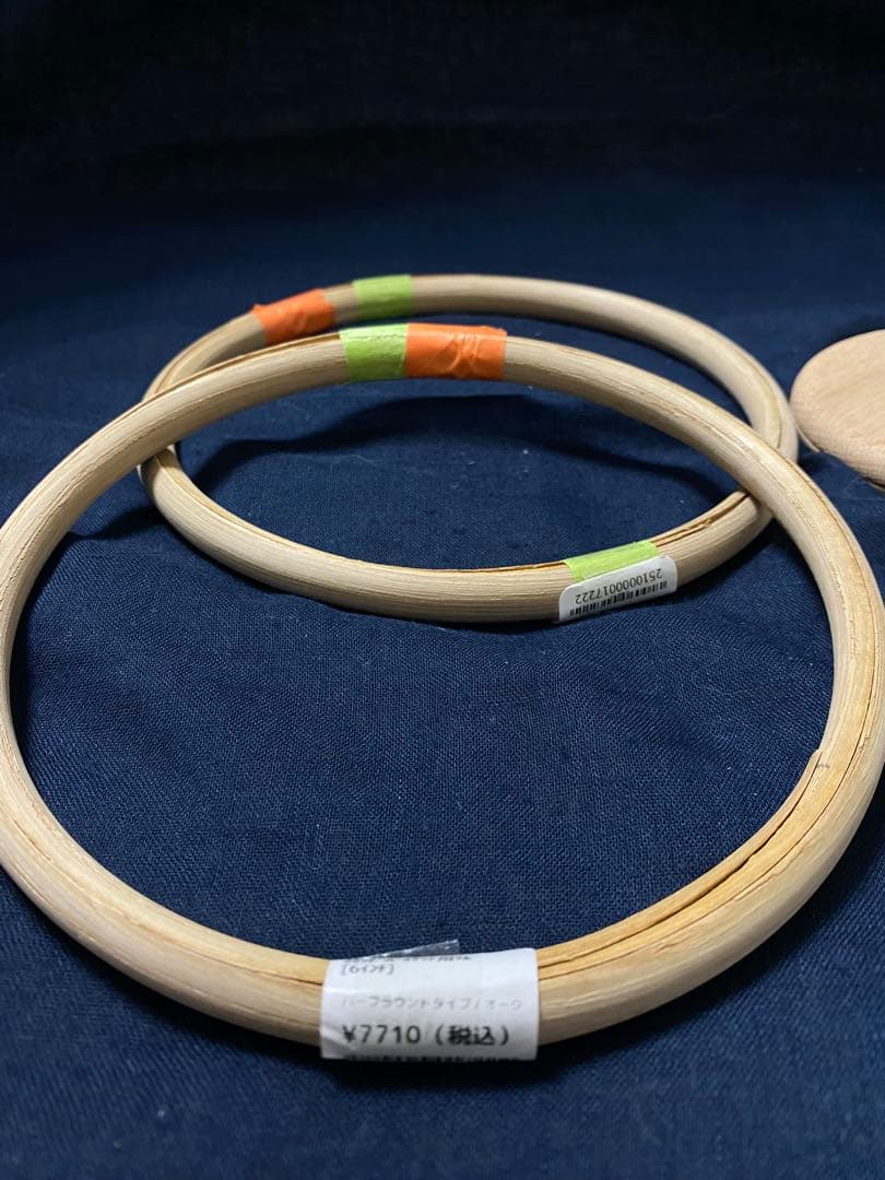 新品未使用　ナンタケットバスケット材料　6インチ　ラウンドパース　オークセット