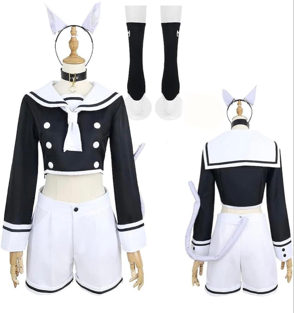 ホロライブ 猫又おかゆ コスプレ セーラー 制服