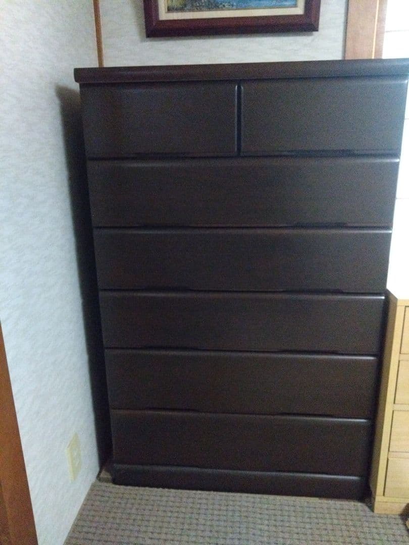 木製チェスト 6段　引き出し　ニトリ
