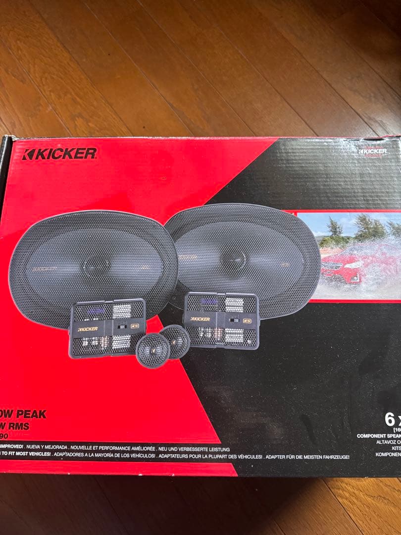 ほぼ未使用　キッカー　KICKER KSS6904 スピーカー　ツイーター